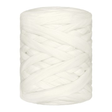 Merino Lontwol wit gebleekt