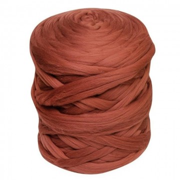 Zachte merino lontwol terra