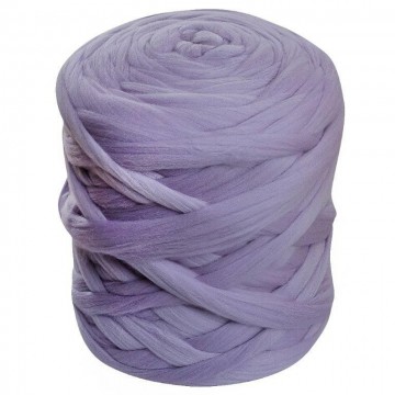Zachte merino lontwol Lila