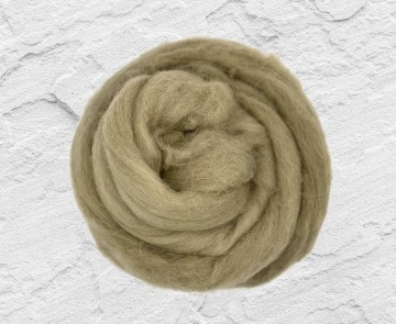 Gekleurde lontwol Shetland taupe