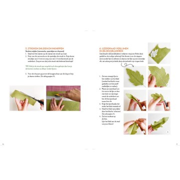 Inspirerend boek voor bloemen van wolvilt