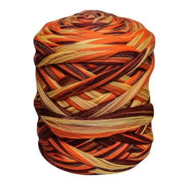 Merino lontwol herfst melange