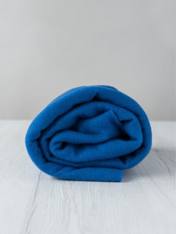 Extra fijne merino naaldvlies blauw