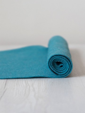 Vilt 30x30 licht turquoise