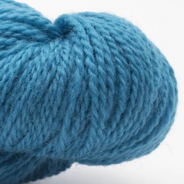 British Blue Wool petrolblauw Bluefaced Leicester garen 50 gram
