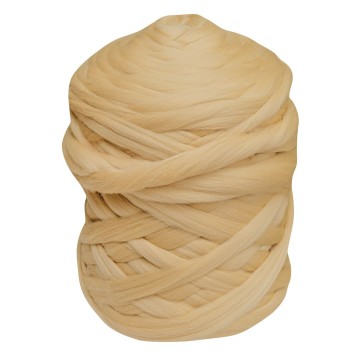 Merino lontwol zand kleur