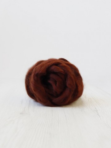 Tencel choco-bruin in lont