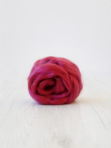 Tencel in lont fuchsia