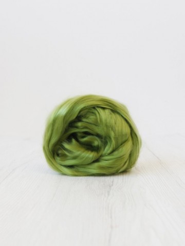 Tencel grasgroen in lont