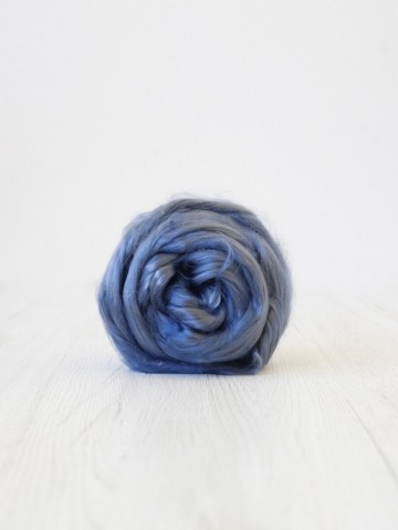 Tencel in lont jeansblauw