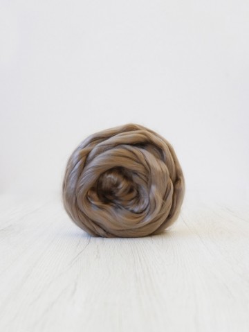 Tencel taupe in lont