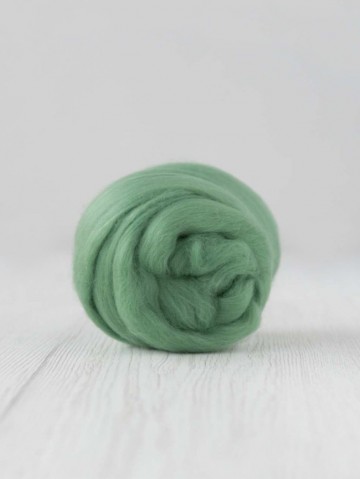 Super fijne merino  lontwol bladgroen