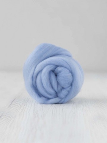 Super fijne merino lontwol Licht Blauw