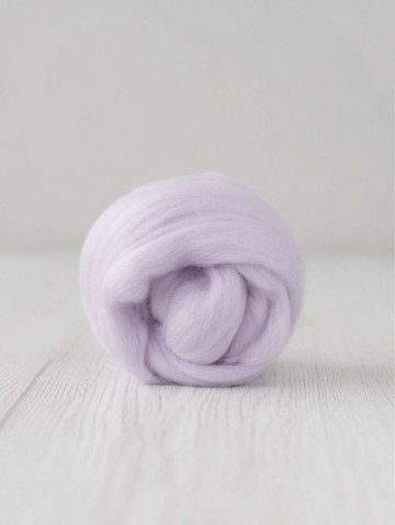 Super fijne merino lontwol lila