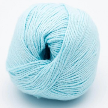 Alba GOTS Lichtblauw – biologisch katoenen garen in zachte frisse blauwtint