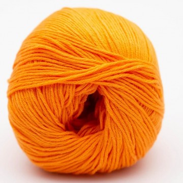 Alba GOTS Oranje – biologisch katoenen garen in heldere oranje tint