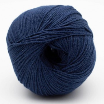 Alba GOTS Diep Donkerblauw – biologisch katoenen garen in intense donkerblauwe tint