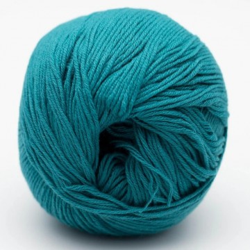 Alba GOTS Donker Turquoise – biologisch katoenen garen in diepe blauwgroene tint