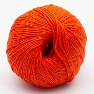 Alba GOTS Pompoenoranje – biologisch katoenen garen in warme oranje tint