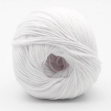 Alba GOTS Wit – biologisch katoenen garen in heldere witte tint