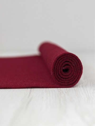 Vilt 30x30 bordeaux gemêleerd