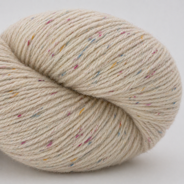 100% scheerwol wit gemêleerd