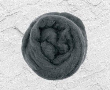 Gekleurde Shetland donker grijs