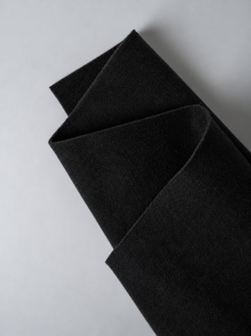 Vilt 2 mm – 150 × 100 cm – Zwart