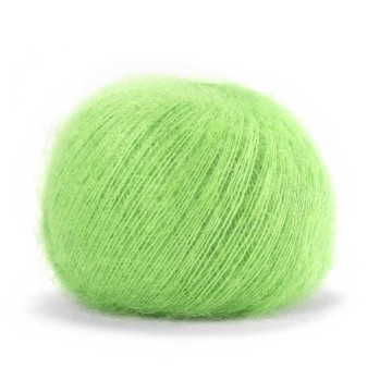 Mohair Bliss lime 60% superkid mohair 40% zijde