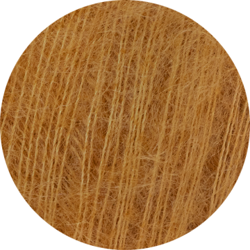 Amberkleurig lace garen met mohair en zijde subtiele glans