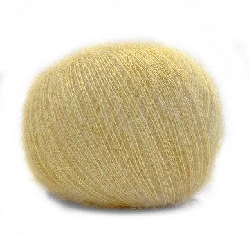 Mohair Bliss vanilla mohair zijde crème kleur garen