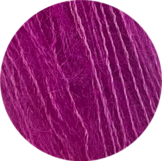 Zacht roze lace garen met mohair en zijde subtiele glans