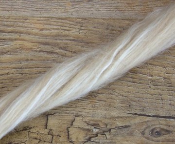 Fawn alpaca tussah zijde blend