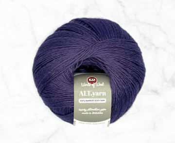 100% bamboe garen paars zachte glanzende vezel