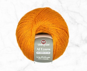 100% bamboe garen oranje zachte glanzende vezel