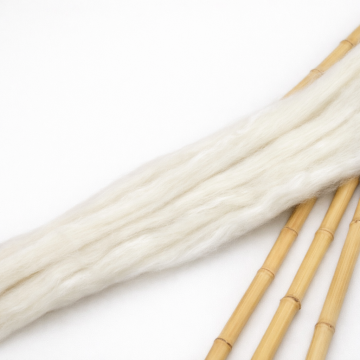 Bamboo / merino mix naturel – 23 micron