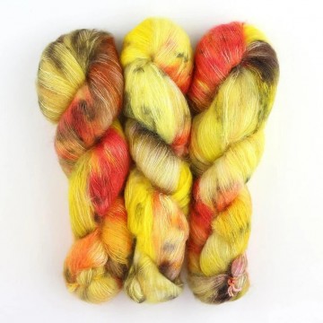 KidSilk kleurverloop Big Yellow Taxi mohair zijde garen