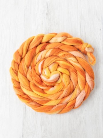 Extra fijne merino lontwol bloementuin