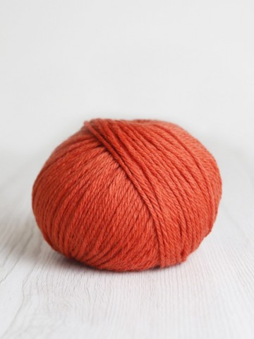 brick extra fijne superwash merino wol 19 micron DK