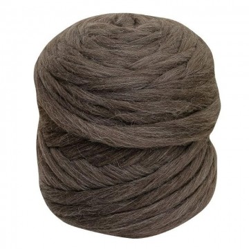 Merino lontwol grijs-bruin gemêleerd – 27 micron