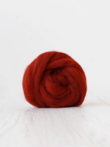 Gekleurde Corriedale roest