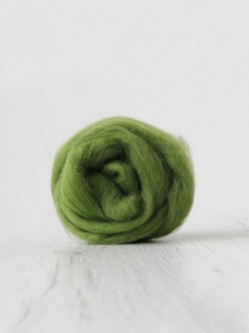 Gekleurde Corriedale grasgroen