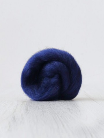 Gekleurde Corriedale marine blauw