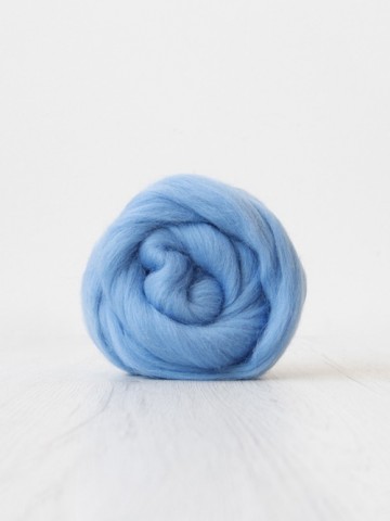 Gekleurde Corriedale licht blauw