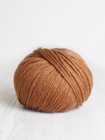 caramel extra fijne superwash merino wol DK 19 micron