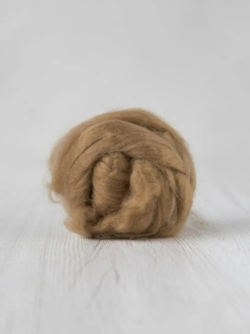 100% Yak Vezel Lichtbruin 18 Micron