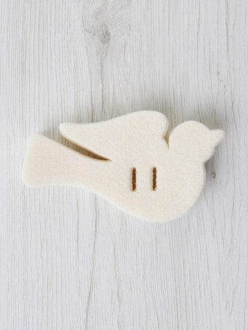 Vilten Duif Milk – 3 mm vilt