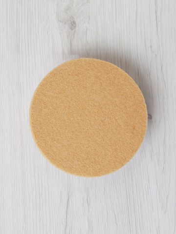 Vilten ronde onderzetter – 3 mm wolvilt