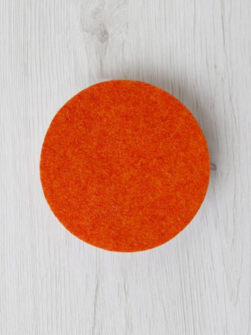 Vilten ronde onderzetter Sunset – 3 mm wolvilt