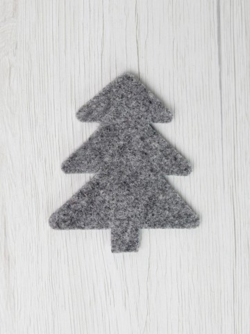 Vilten kerstboom City – 3 mm wolvilt